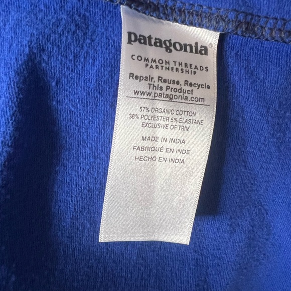 Patagonia Ahnya Henley Dress Organic Size m - Picture 3 of 4